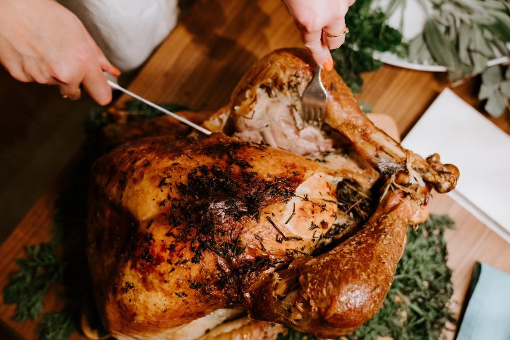 Roasted Kicap Chicken with Asian Stuffing
